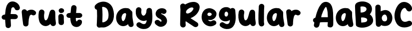 Fruit Days Regular font