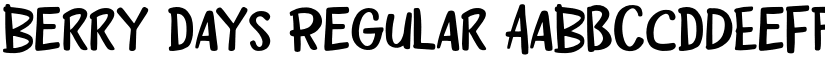 Berry Days Regular font