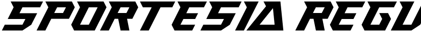 Sportesia Regular font