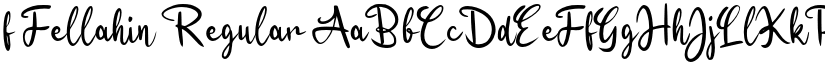 f Fellahin Regular font