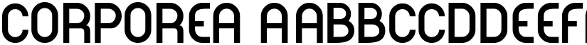 CORPOREA font