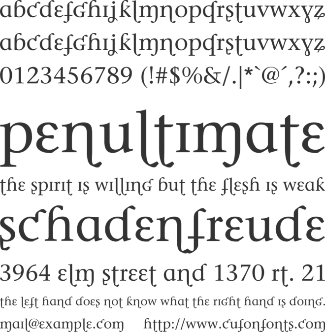 Phonetica font preview