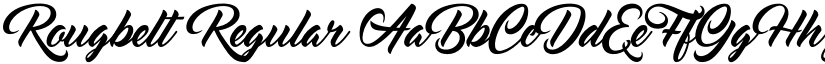 Rougbelt Regular font