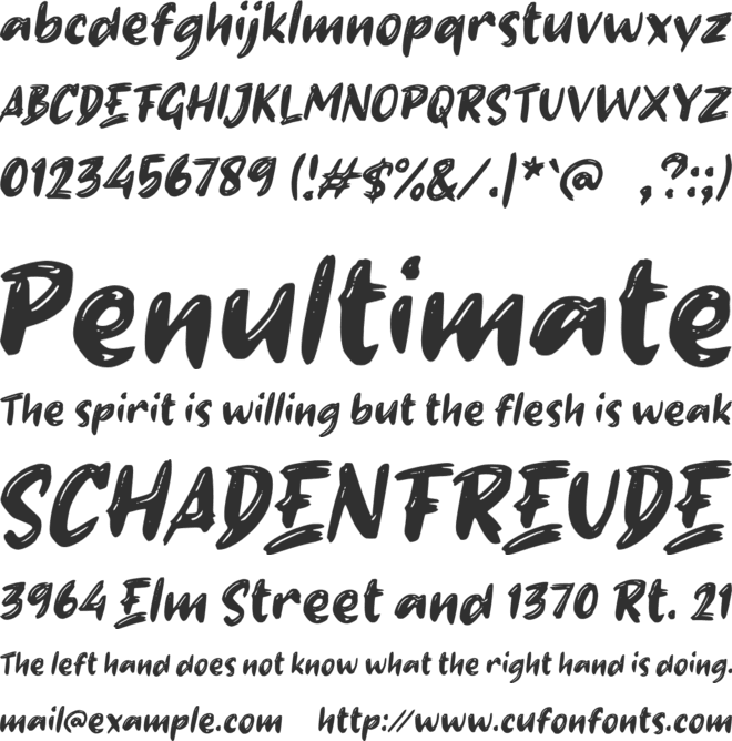 f Fighter Fish font preview