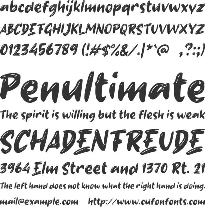 f Fighter Fish font preview