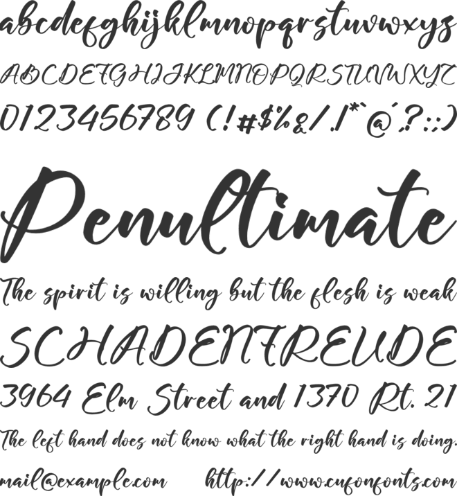 Lophetan Glokity font preview
