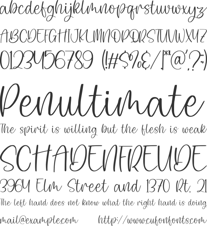Delomiqo font preview