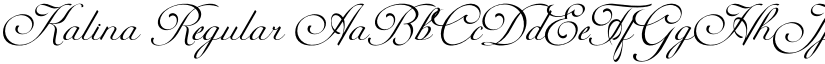 Kalina Regular font