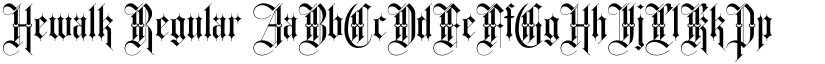Hewalk font download