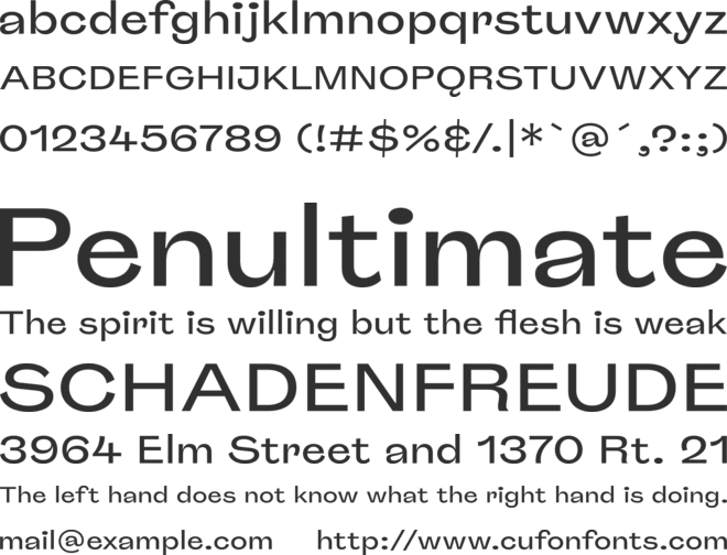 Roquefort Trial font preview