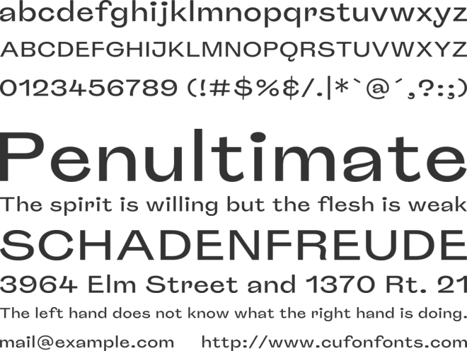 Roquefort Trial font preview
