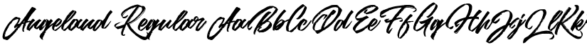 Angeland Regular font