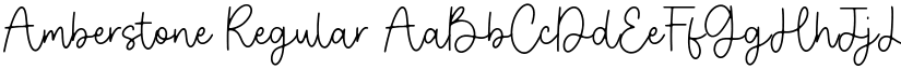 Amberstone Regular font