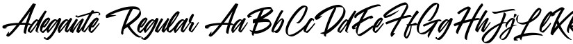Adegante font download