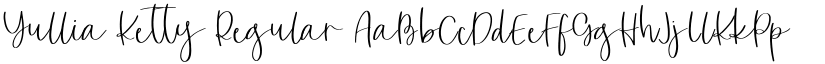 Yullia Ketty Regular font
