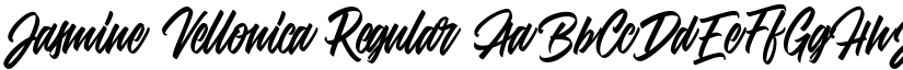 Jasmine Vellonica Regular font