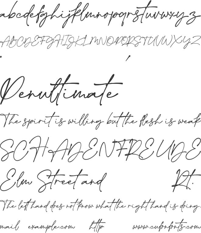 Hallistone font preview