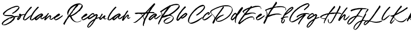 Sollane Regular font
