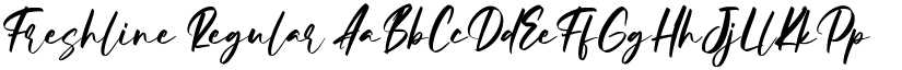 Freshline font download