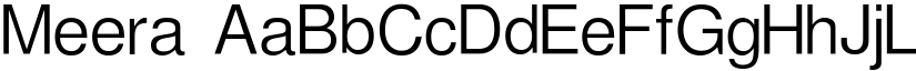 Meera font