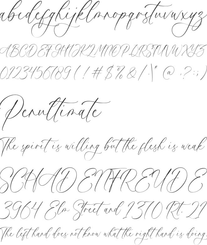 Pathways font preview