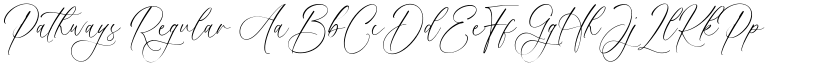 Pathways Regular font
