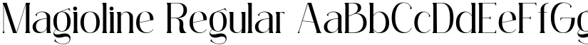 Magioline Regular font