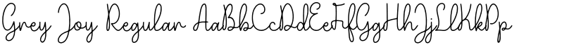 Grey Joy Regular font