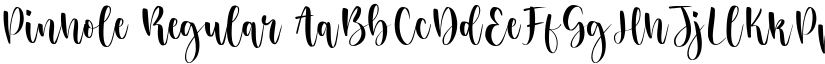 Pinhole font download