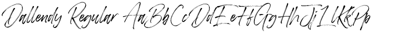 Dallendy Regular font