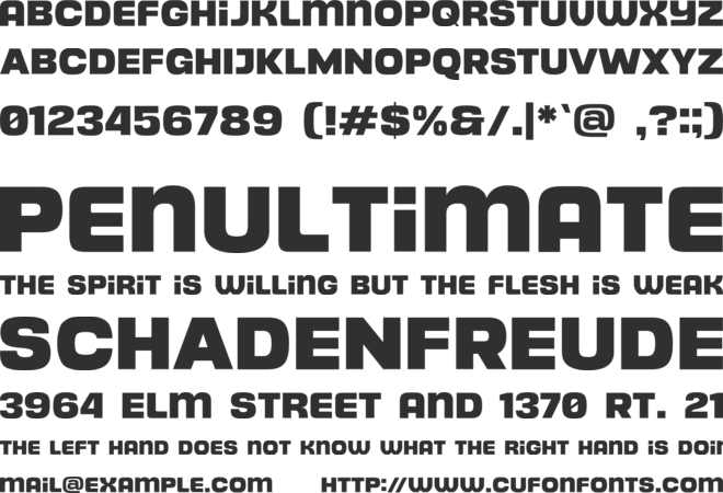 Harmond font Family font preview