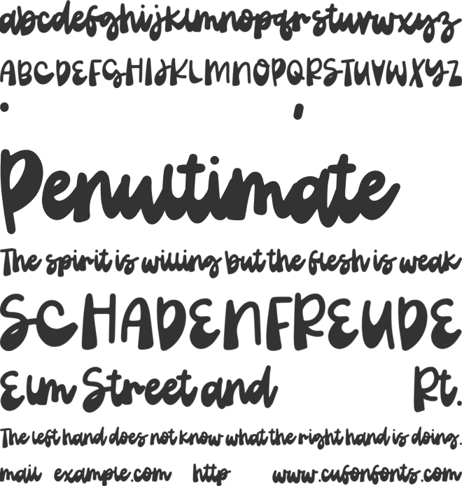 Welcome Summer font preview