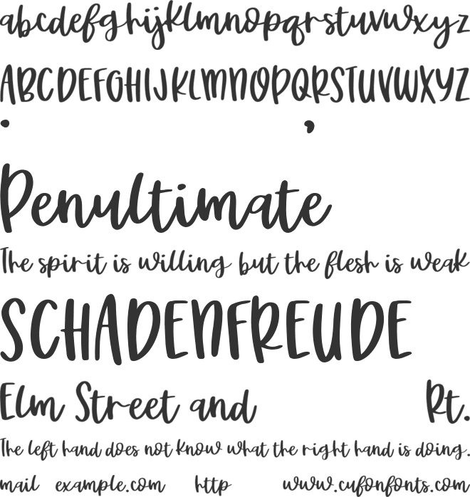 Welcome Autumn font preview