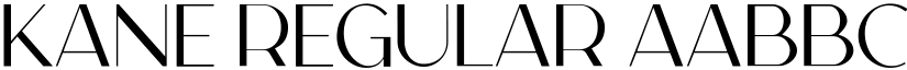 Kane Regular font