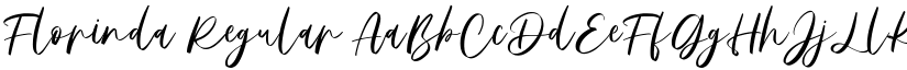 Florinda Regular font
