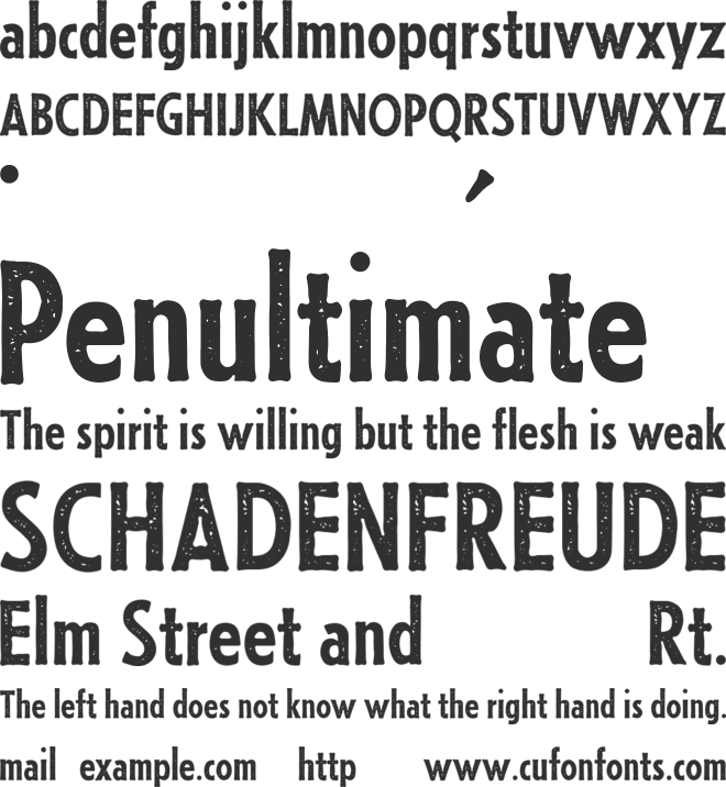 Gostring font preview