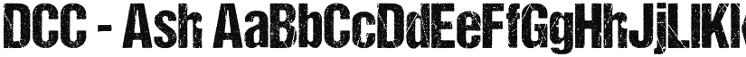 DCC - Ash font download