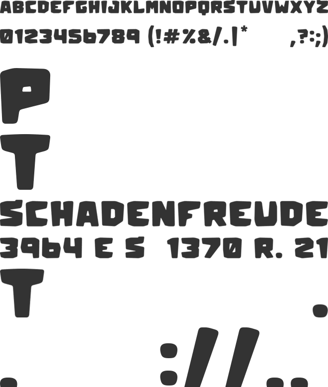 Trinta_quatro font preview