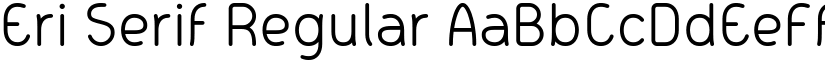 Eri Serif Regular font
