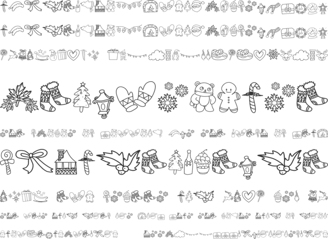 Christmas Box font preview