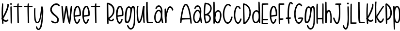 Kitty Sweet Regular font