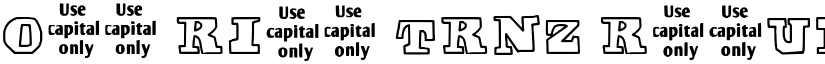 Off Ride Trnz Regular font