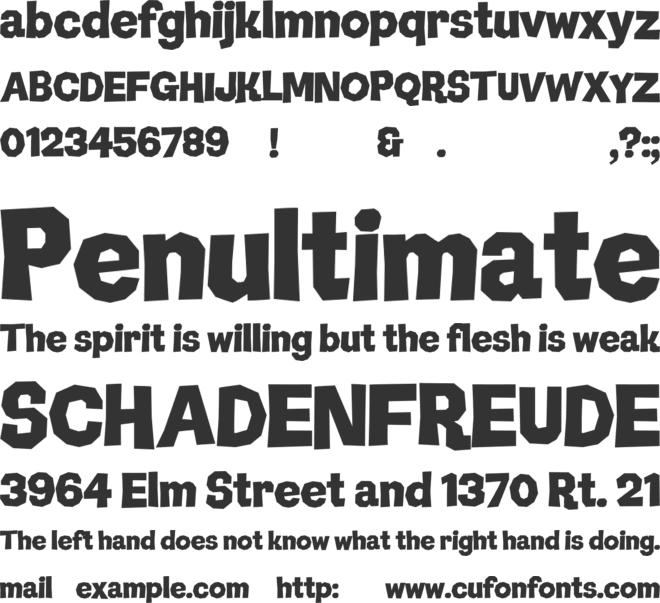 LT Sculpture font preview