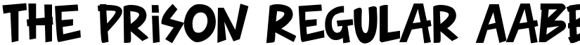 The Prison Regular font