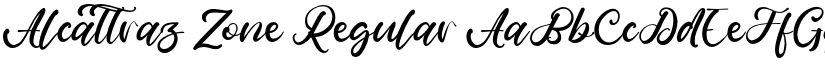 Alcattraz Zone Regular font