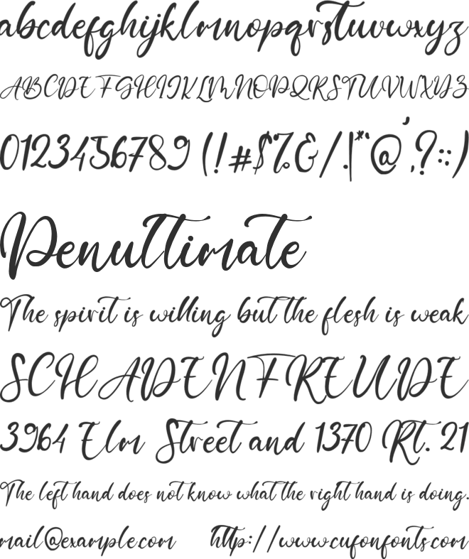 Otterberg font preview