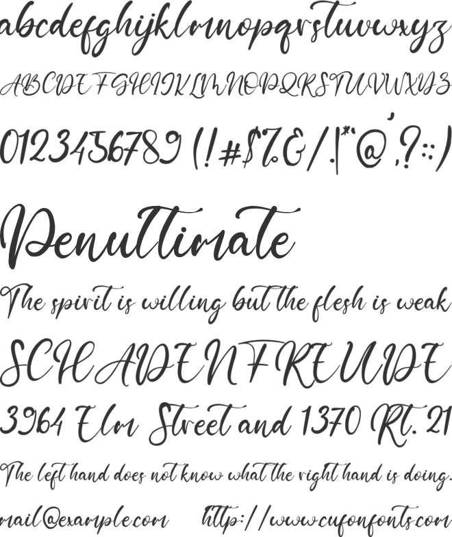 Otterberg font preview