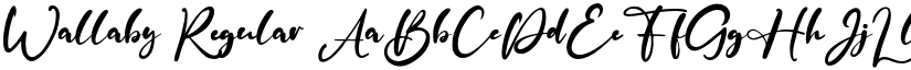 Wallaby Regular font