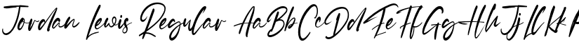 Jordan Lewis font download