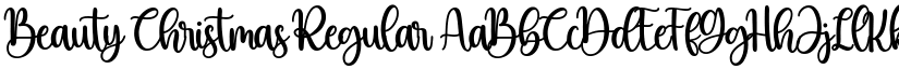 Beauty Christmas Regular font